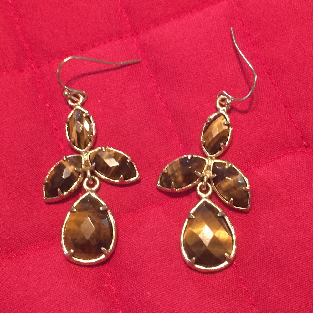 Tigers Eye KS earrings